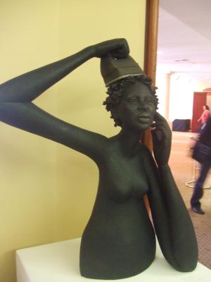 sculpture by Ruth Park presented at Conference Borderpolitics of Whiteness, December 2006 in Sydney